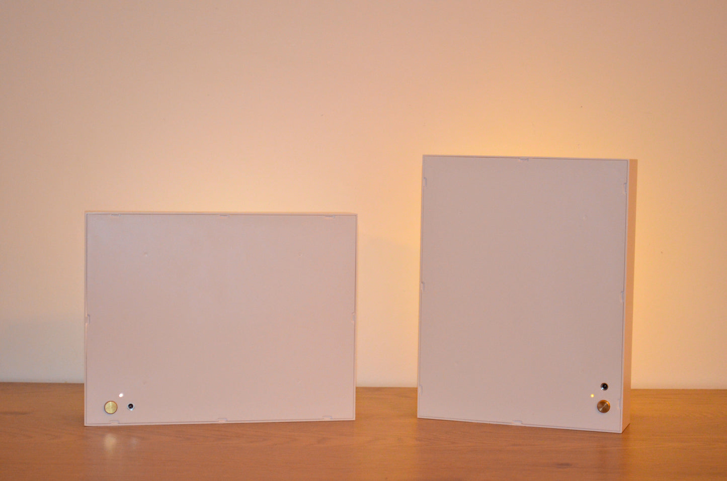 Cadre photo lumineux blanc format A5